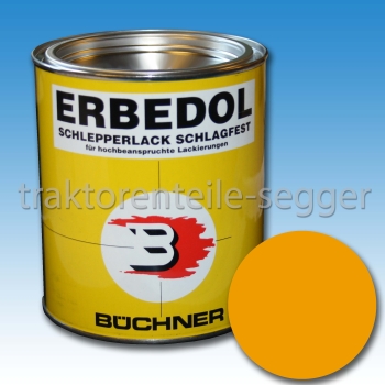 (18.67 Euro/L) 750 ml ERBEDOL Farbe gelb für Zierleisten Deutz Lack
